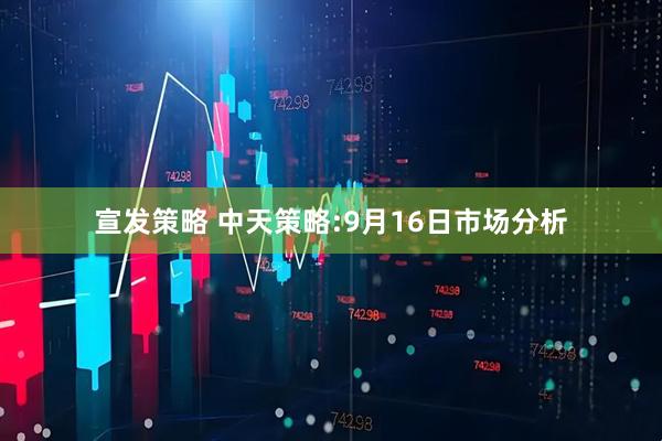 宣发策略 中天策略:9月16日市场分析