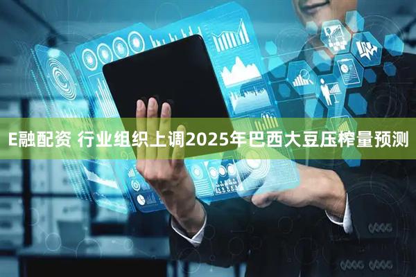 E融配资 行业组织上调2025年巴西大豆压榨量预测